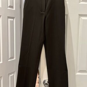 Theory brown straight leg pants